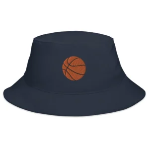 Basketball Embroidered Unisex Adult  Bucket Hat