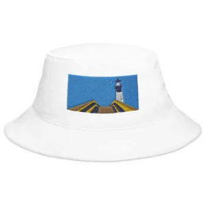 Embroidered Lighthouse Bucket Hat