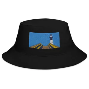 Embroidered Lighthouse Bucket Hat