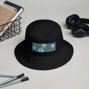 Floral Embroidered Bucket Hat